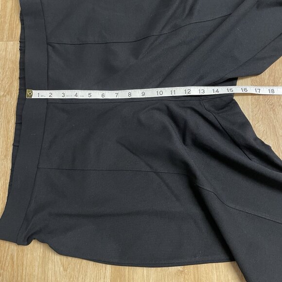 AVA & VIV PULL ON PANTS FRONT SEAM SPLIT HEM HIGH RISE STRETCH SIZE 1X BLACK - Picture 11 of 12